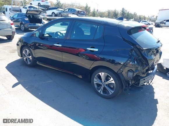 2020 Nissan LEAF SV with VIN 1N4AZ1CP7LC304931, listed as a IAAI auction lot 41720009 with 46,120 mi miles. Bid and sale history available at carsss.com. Image 3.