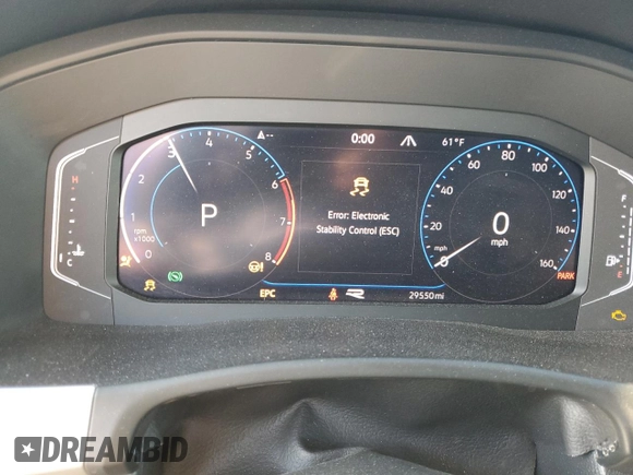 2021 Volkswagen Atlas SEL R-Line with VIN 1V2SR2CA2MC536126, listed as a Copart auction lot 77380434 with 29,550 mi miles and Salvage title. Bid and sale history available at DreamBid. Image 9.