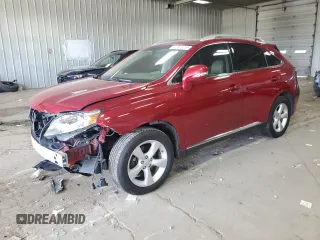 2010 Lexus RX 350 with VIN 2T2BK1BA3AC035763, listed as a Copart auction lot 62925285 with 183,473 mi miles and Non repairable. Bid and sale history available at DreamBid. Image 1.