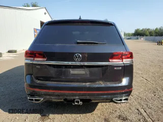 2021 Volkswagen Atlas SEL Premium R-Line with VIN 1V2FR2CA0MC513705, listed as a Copart auction lot 68986924 with 52,133 mi miles and Salvage title. Bid and sale history available at DreamBid. Image 6.