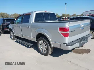 2009 Ford F-150 XL with VIN 1FTPW12V99FB40005, listed as a IAAI auction lot 40804612 with 155,572 mi miles. Bid and sale history available at carsss.com. Image 3.