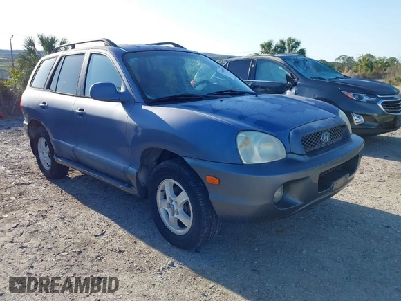 2003 Hyundai Santa Fe GLS with VIN KM8SC73D33U469955, listed as a IAAI auction lot 41989360 with 66,798 mi miles. Bid and sale history available at carsss.com. Image 1.