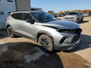 2024 Chevrolet Blazer LT с VIN 3GNKBJR48RS216108, выставлен на аукционе Copart как лот 76663194 с пробегом 7 124 миль миль и Списание • Salvage title. История ставок и продаж доступна на DreamBid. Изображение 4.