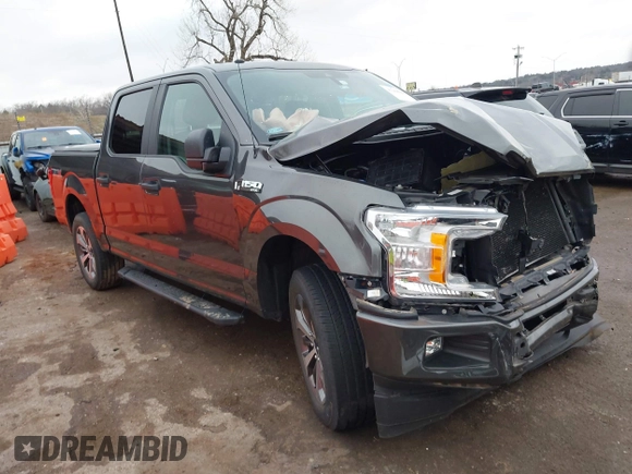 2019 Ford F-150 XL with VIN 1FTEW1C53KKD70870, listed as a IAAI auction lot 41208988 with 31,728 mi miles and . Bid and sale history available at carsss.com. Image 1.