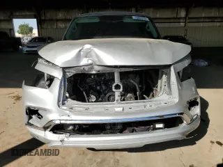 2021 Infiniti QX80 LUXE with VIN JN8AZ2AE0M9269735, listed as a Copart auction lot 75693784 with 0 mi miles and Salvage Title. Bid and sale history available at carsss.com. Image 5.