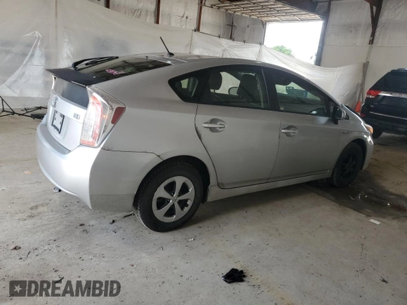 2012 Toyota Prius One with VIN JTDKN3DU7C1590009, listed as a Copart auction lot 57789535 with 105,928 mi miles and Salvage title. Bid and sale history available at DreamBid. Image 3.