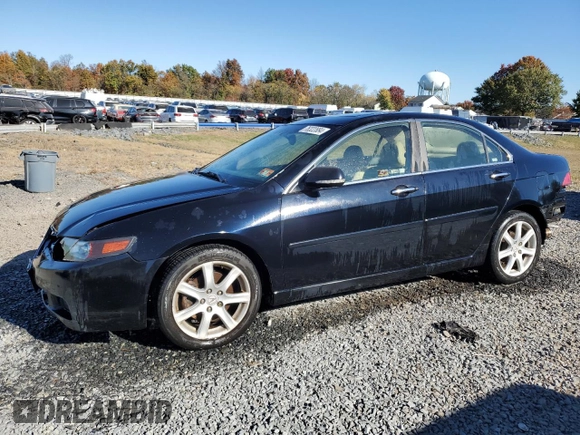 2004 Acura TSX w/Navigation with VIN JH4CL95924C046173, listed as a Copart auction lot 76322884 with 274,359 mi miles and Salvage title. Bid and sale history available at DreamBid. Image 1.