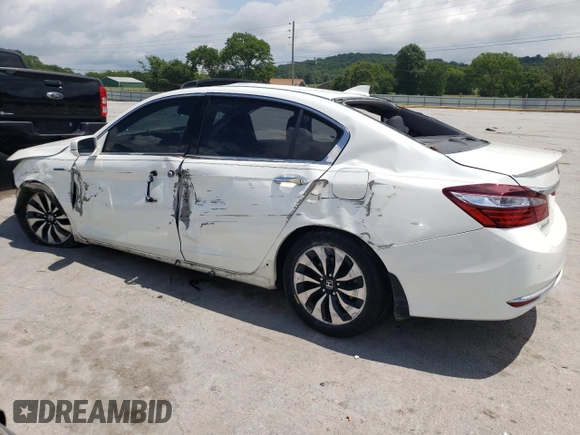2017 Honda Accord Touring with VIN JHMCR6F7XHC018105, listed as a Copart auction lot 58632345 with 116,930 mi miles and Salvage title. Bid and sale history available at DreamBid. Image 2.
