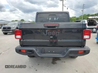 2024 Jeep Gladiator Sport S with VIN 1C6HJTAG7RL120930, listed as a Copart auction lot 55958815 with 7,828 mi miles and Salvage title. Bid and sale history available at DreamBid. Image 6.