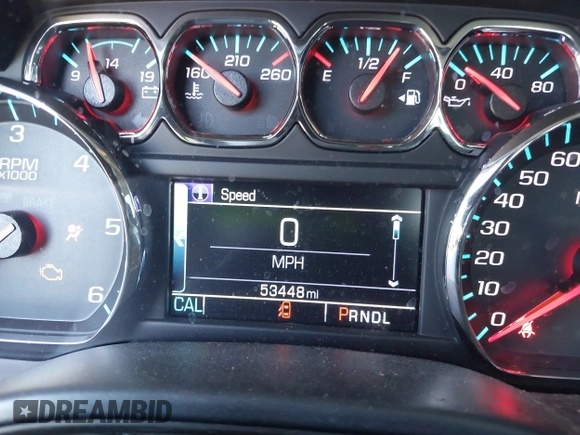 2017 Chevrolet Silverado 1500 LT with VIN 3GCPCREC2HG489005, listed as a IAAI auction lot 41756142 with 53,448 mi miles. Bid and sale history available at carsss.com. Image 7.