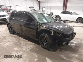 2017 Volkswagen Golf GTI S with VIN 3VW4T7AU3HM072609, listed as a IAAI auction lot 42064578 with 102,199 mi miles. Bid and sale history available at carsss.com. Image 1.