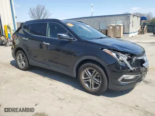 2017 Hyundai Santa Fe Sport 2.4L with VIN 5NMZUDLB2HH052287, listed as a Copart auction lot 53616225 with 126,393 mi miles and Salvage Title. Bid and sale history available at carsss.com. Image 4.