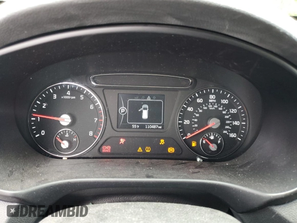 2018 Kia Sorento LX with VIN 5XYPGDA55JG365362, listed as a Copart auction lot 54647945 with 110,487 mi miles and Salvage Title. Bid and sale history available at carsss.com. Image 9.