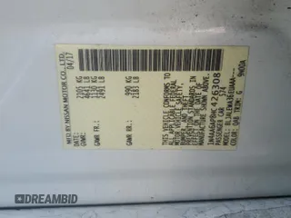 2017 Nissan Maxima SV with VIN 1N4AA6AP8HC426308, listed as a Copart auction lot 49900155 with 105,638 mi miles and Salvage Title. Bid and sale history available at DreamBid. Image 12.