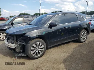 2014 Acura MDX Technology with VIN 5FRYD4H49EB006621, listed as a Copart auction lot 63594475 with 174,252 mi miles and Salvage title. Bid and sale history available at DreamBid. Image 1.