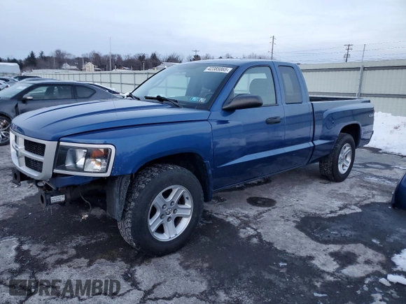 2011 Ram Dakota Bighorn/Lonestar with VIN 1D7RW3BK8BS670446, listed as a Copart auction lot 42385865 with 104,377 mi miles and Salvage Title. Bid and sale history available at carsss.com. Image 1.