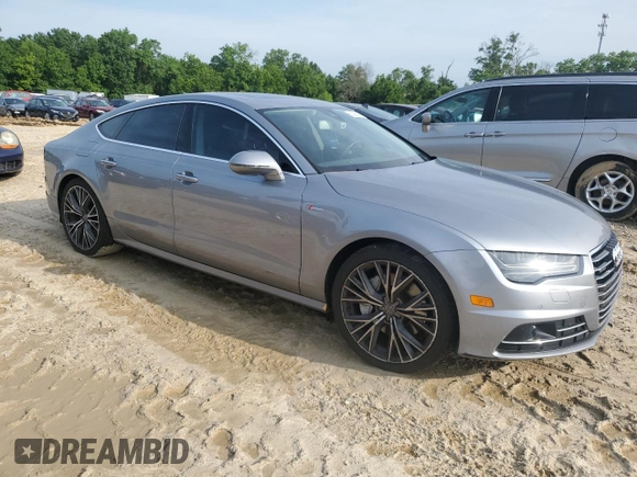 2016 Audi A7 Prestige with VIN WAU2GAFC9GN018146, listed as a Copart auction lot 60265005 with 115,330 mi miles and Salvage title. Bid and sale history available at DreamBid. Image 4.