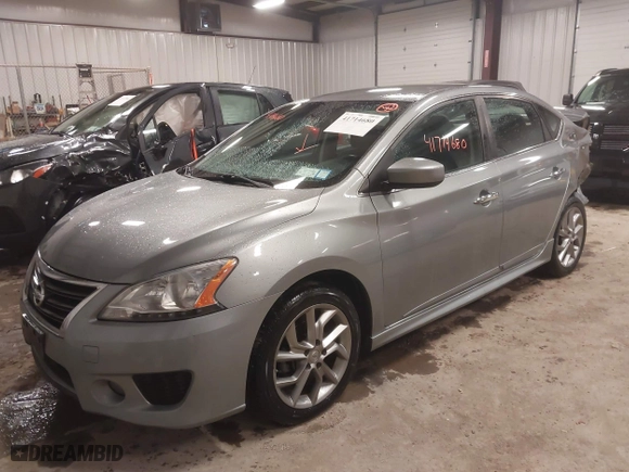 2013 Nissan Sentra SR with VIN 3N1AB7AP4DL615133, listed as a IAAI auction lot 41714680 with 79,624 mi miles. Bid and sale history available at carsss.com. Image 17.