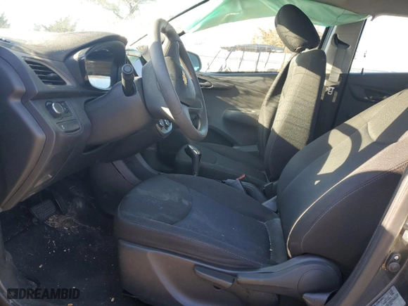 2020 Chevrolet Spark LS with VIN KL8CB6SA0LC455555, listed as a Copart auction lot 42741545 with 0 mi miles and Salvage Title. Bid and sale history available at carsss.com. Image 7.