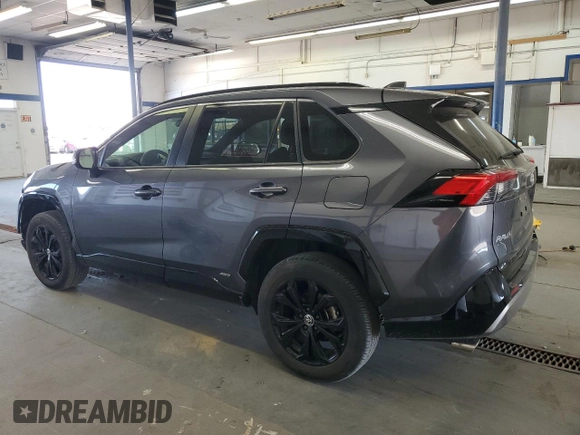2023 Toyota RAV4 Hybrid SE with VIN JTM16RFV9PD107948, listed as a Copart auction lot 59816735 with 22,257 mi miles and Salvage title. Bid and sale history available at DreamBid. Image 2.