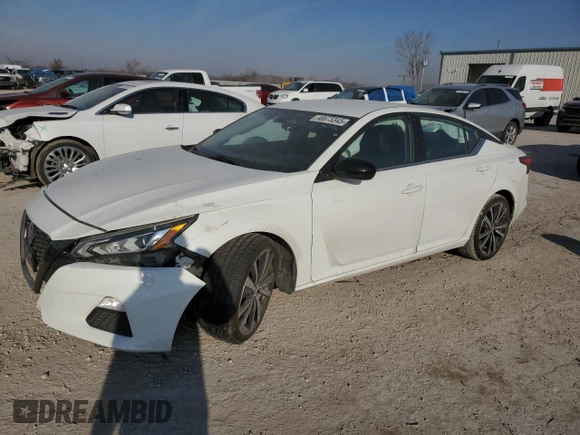 2022 Nissan Altima 2.5 SR with VIN 1N4BL4CV9NN356770, listed as a Copart auction lot 46673345 with 74,150 mi miles and Salvage Title. Bid and sale history available at carsss.com. Image 1.