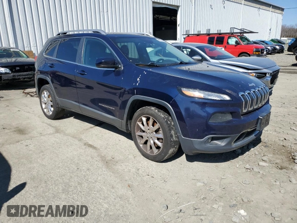 2014 Jeep Cherokee Limited with VIN 1C4PJLDB9EW155434, listed as a Copart auction lot 48760275 with 209,031 mi miles and Clean Title. Bid and sale history available at carsss.com. Image 4.