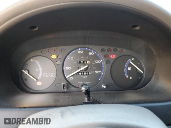 1997 Honda Civic DX with VIN 1HGEJ6122VL090216, listed as a Copart auction lot 42394565 with 181,840 mi miles and Salvage Title. Bid and sale history available at carsss.com. Image 9.