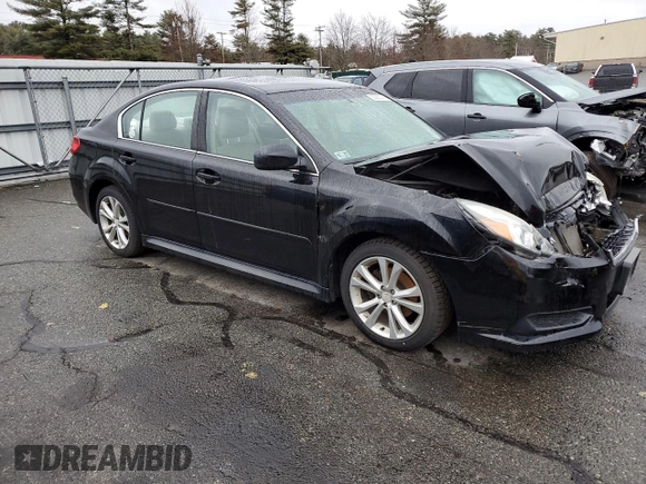 2013 Subaru Legacy Premium with VIN 4S3BMBG68D3030192, listed as a Copart auction lot 50083375 with 91,728 mi miles and Salvage Title. Bid and sale history available at DreamBid. Image 4.