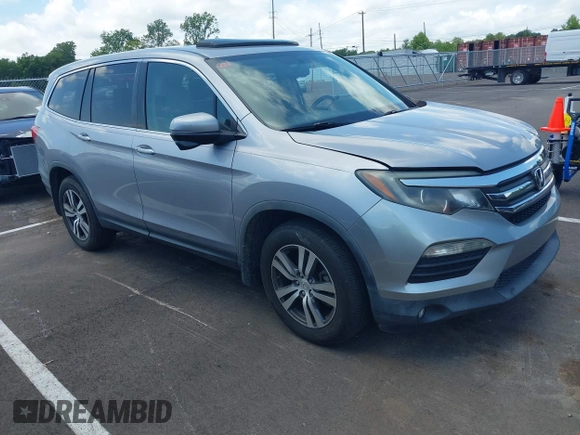 2018 Honda Pilot EX-L with VIN 5FNYF5H56JB003955, listed as a IAAI auction lot 42732433 with 116,613 mi miles and . Bid and sale history available at DreamBid. Image 1.