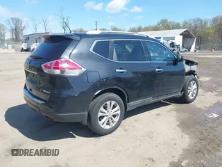 2016 Nissan Rogue SV with VIN KNMAT2MV6GP634539, listed as a IAAI auction lot 41987397 with 108,170 mi miles. Bid and sale history available at carsss.com. Image 4.
