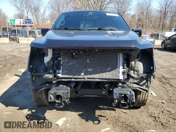 2023 Ford F-150 XL with VIN 1FTFW1E88PKE75844, listed as a Copart auction lot 47406135 with 19,471 mi miles and Salvage Title. Bid and sale history available at carsss.com. Image 5.