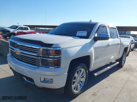 2015 Chevrolet Silverado 1500 High Country with VIN 3GCUKTEC9FG167929, listed as a IAAI auction lot 41668399 with 220,194 mi miles. Bid and sale history available at carsss.com. Image 2.