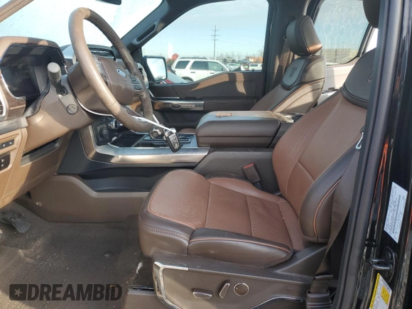 2023 Ford F-150 XL with VIN 1FTFW1E84PFB71256, listed as a Copart auction lot 48173165 with 18,512 mi miles and Salvage Title. Bid and sale history available at carsss.com. Image 7.