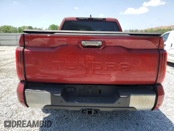 2024 Toyota Tundra Limited Hybrid with VIN 5TFJC5AB5RX003845, listed as a Copart auction lot 55306105 with 8,905 mi miles and Salvage title. Bid and sale history available at DreamBid. Image 6.