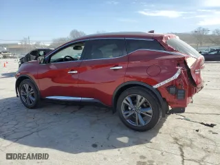 2023 Nissan Murano Platinum with VIN 5N1AZ2DS2PC121411, listed as a Copart auction lot 45659785 with 12,597 mi miles and Salvage Title. Bid and sale history available at carsss.com. Image 2.