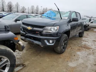 2016 Chevrolet Colorado 4WD Z71 with VIN 1GCGTDE3XG1138763, listed as a Copart auction lot 38655874 with 111,410 mi miles and Salvage Title. Bid and sale history available at carsss.com. Image 1.
