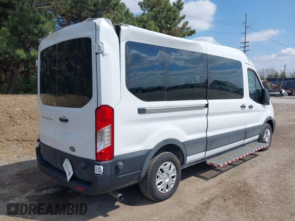 2021 Ford Transit Cargo with VIN 1FTBR1C85MKA66513, listed as a IAAI auction lot 42016528 with 18,174 mi miles and . Bid and sale history available at DreamBid. Image 4.