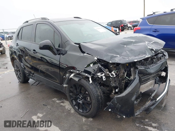 2022 Chevrolet Trax LT with VIN KL7CJLSM4NB505219, listed as a IAAI auction lot 41294164 with 21,644 mi miles. Bid and sale history available at carsss.com. Image 1.