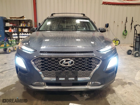 2021 Hyundai Kona Ultimate with VIN KM8K5CA5XMU647408, listed as a Copart auction lot 49158515 with 40,075 mi miles and Salvage Title. Bid and sale history available at carsss.com. Image 5.