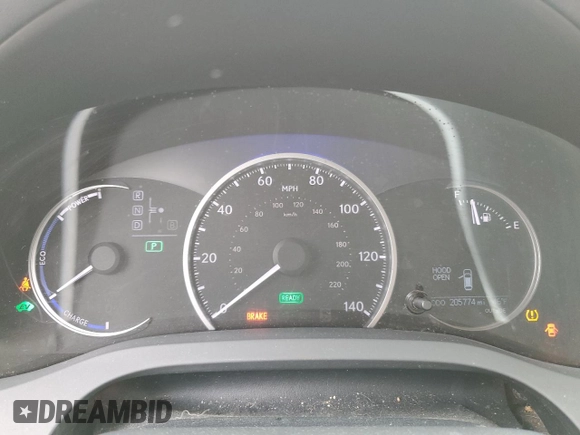 2011 Lexus CT 200h with VIN JTHKD5BH7B2038229, listed as a Copart auction lot 51456725 with 205,774 mi miles and Clean title. Bid and sale history available at DreamBid. Image 9.