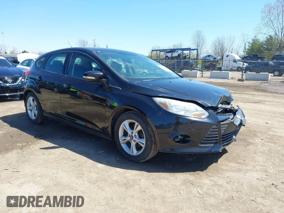 2014 Ford Focus SE with VIN 1FADP3K20EL428918, listed as a IAAI auction lot 41967617 with 114,386 mi miles. Bid and sale history available at carsss.com. Image 1.
