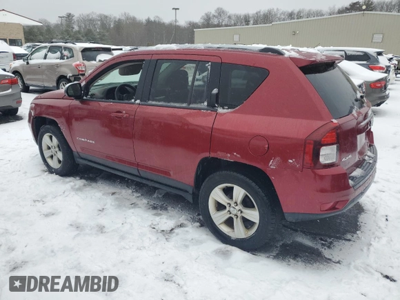 2017 Jeep Compass 75th Anniversary Edition with VIN 1C4NJDBB0HD106462, listed as a Copart auction lot 43622235 with 117,583 mi miles and Salvage Title. Bid and sale history available at carsss.com. Image 2.