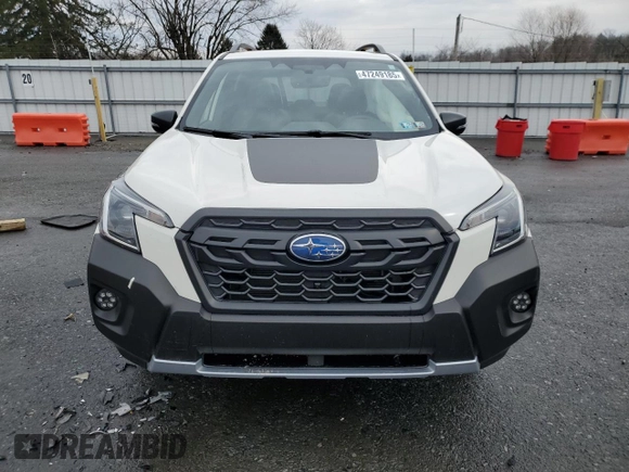 2023 Subaru Forester Wilderness with VIN JF2SKAMC1PH431019, listed as a Copart auction lot 47249185 with 15,211 mi miles and Salvage Title. Bid and sale history available at carsss.com. Image 5.