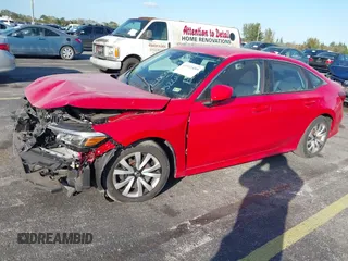 2022 Honda Civic Sedan LX with VIN 2HGFE2F23NH526160, listed as a IAAI auction lot 41531889 with 19,641 mi miles. Bid and sale history available at carsss.com. Image 17.