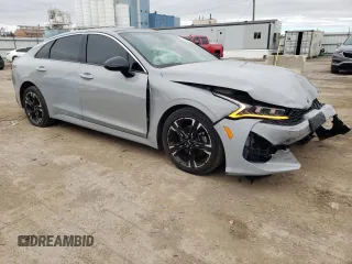 2021 Kia K5 GT-Line with VIN 5XXG64J25MG013819, listed as a Copart auction lot 72634034 with 53,799 mi miles and Salvage Title. Bid and sale history available at carsss.com. Image 4.