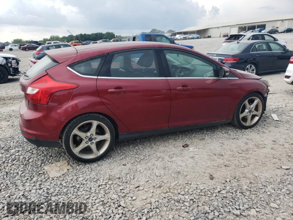 2014 Ford Focus Titanium with VIN 1FADP3N29EL422689, listed as a Copart auction lot 59817535 with 105,515 mi miles and Salvage title. Bid and sale history available at DreamBid. Image 3.