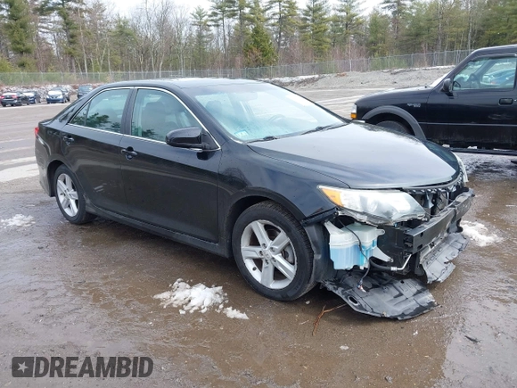 2012 Toyota Camry L with VIN 4T1BF1FK1CU055281, listed as a IAAI auction lot 41998575 with 82,328 mi miles and . Bid and sale history available at DreamBid. Image 1.