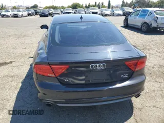 2012 Audi A7 Prestige with VIN WAU3GAFC8CN169767, listed as a Copart auction lot 64520035 with 123,538 mi miles and Salvage title. Bid and sale history available at DreamBid. Image 6.