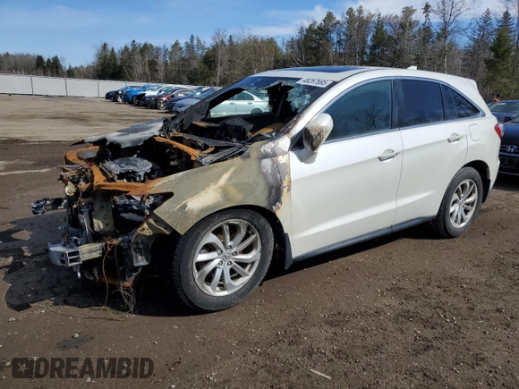 2018 Acura RDX w/Technology Pkg with VIN 5J8TB4H58JL806197, listed as a Copart auction lot 46267695 with 0 mi miles and Non Repairable. Bid and sale history available at carsss.com. Image 1.