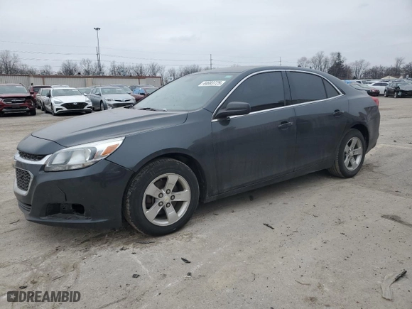 2015 Chevrolet Malibu LS with VIN 1G11A5SL8FF117846, listed as a Copart auction lot 44683725 with 135,546 mi miles and Salvage Title. Bid and sale history available at carsss.com. Image 1.